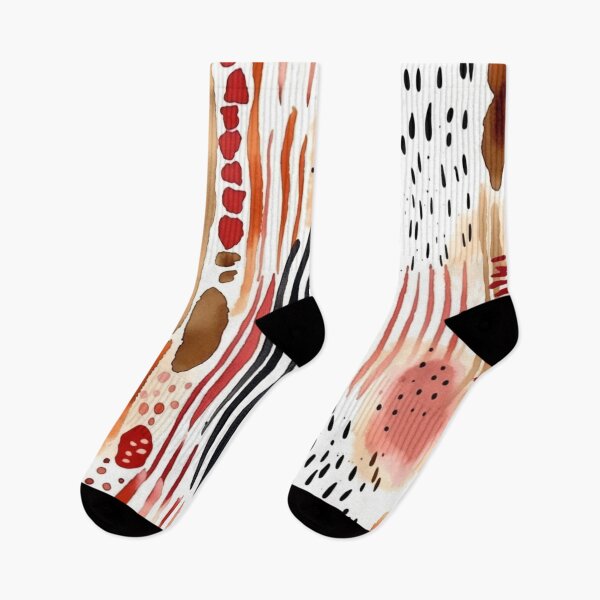 Item preview, Pinkish brown boho watercolor animal print pattern designed and sold by DaisyMarroquin.