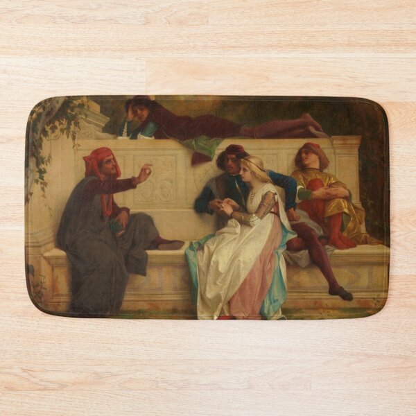 Item preview, Florentine Poet | Alexandre Cabanel | 1861 Academic Pre-Raphaelite Art designed and sold by CJET.