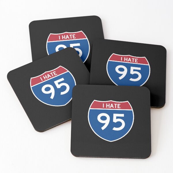 Item preview, I hate I95 Sticker designed and sold by haley-kelly.