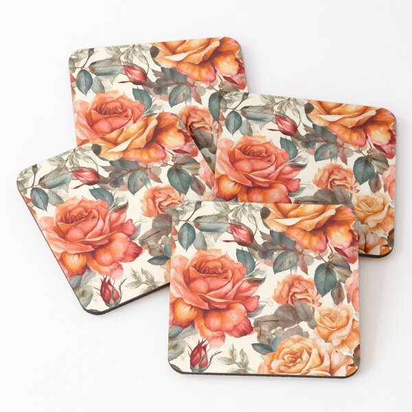Item preview, Serenade of Watercolor Roses - Melody of Petals in Harmonious Tones designed and sold by mp0914.