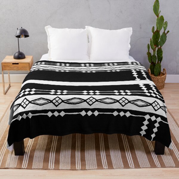 Item preview, Black And White Native American Pattern Art 3 designed and sold by Sharon Cummings Art.