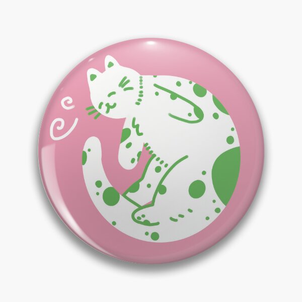 Item preview, Sleepy round spotted kitty designed and sold by oceamaro.