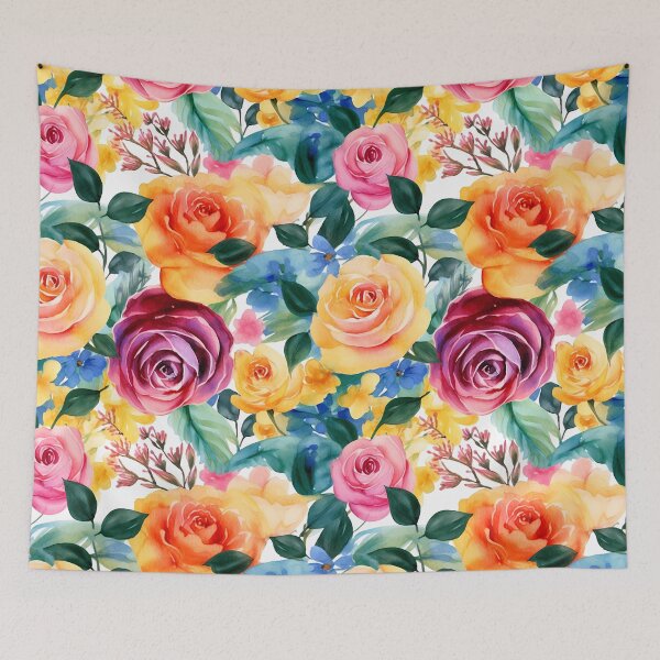 Item preview, Floral Symphony in Rose - Harmonious Dance of Petals and Stems designed and sold by mp0914.