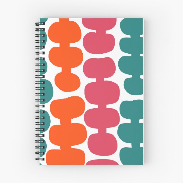 Item preview, Iconic Mid Century Modern Pattern in Orange, Pink and Green designed and sold by Deutschic.
