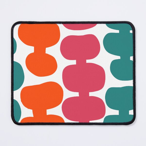 Item preview, Iconic Mid Century Modern Pattern in Orange, Pink and Green designed and sold by Deutschic.