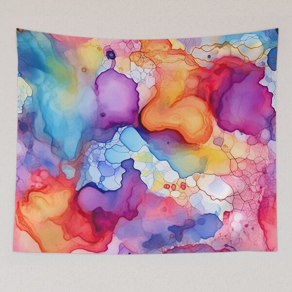Item preview, Dreamy Rainbow-Hues With Balloon Colors Vibrant Abstract  designed and sold by DEC02.