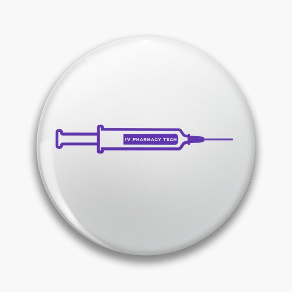 Item preview, IV Sterile Compounding Infusion Pharmacy Tech Injection Purple Icon Single designed and sold by Eri-chanArt.