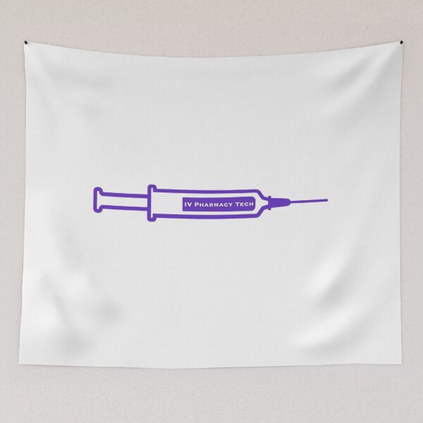 Item preview, IV Sterile Compounding Infusion Pharmacy Tech Injection Purple Icon Single designed and sold by Eri-chanArt.