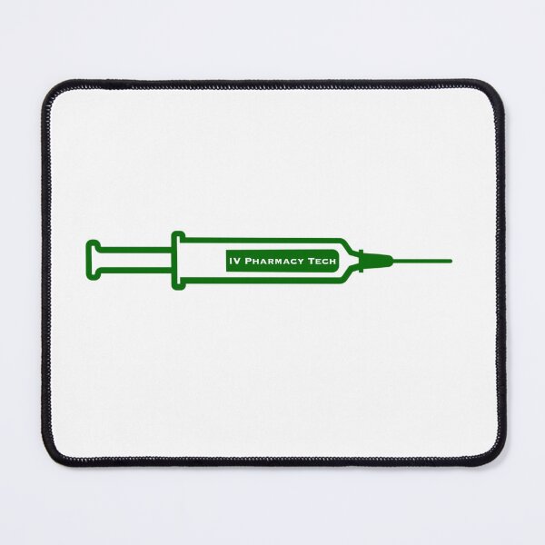 Item preview, IV Sterile Compounding Infusion Pharmacy Tech Injection Green Icon Single designed and sold by Eri-chanArt.