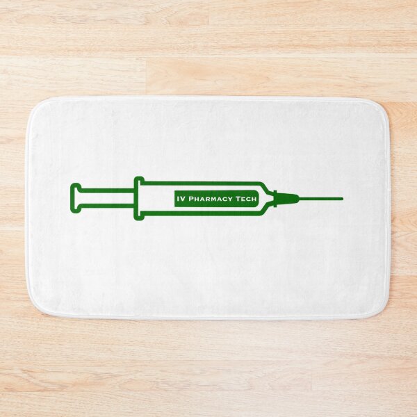 Item preview, IV Sterile Compounding Infusion Pharmacy Tech Injection Green Icon Single designed and sold by Eri-chanArt.