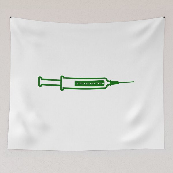 Item preview, IV Sterile Compounding Infusion Pharmacy Tech Injection Green Icon Single designed and sold by Eri-chanArt.