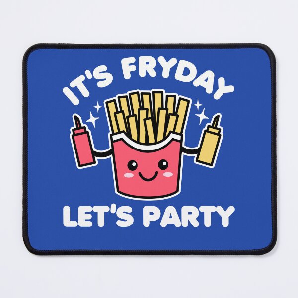 Item preview, It's Fryday French Fry Friday Cute Kawaii Design designed and sold by DetourShirts.