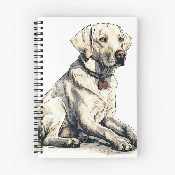 Item preview, Labrador Loyal Vintageartwork: Playful Pet for Outdoorsy Dog Lovers - AKC-registered  for Hunting Companions, Elegant in Retro-Style artwork designed and sold by DooodleGod.