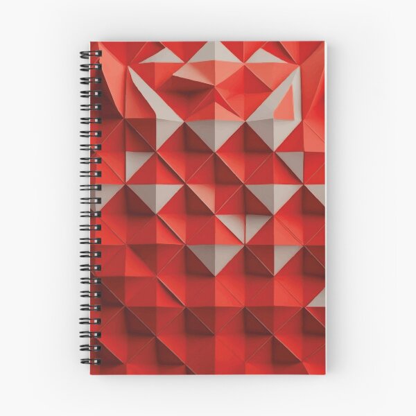 Item preview, Red 3d geometric design designed and sold by UNICORNSPOD.