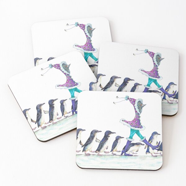 Item preview, The Penguin (and one emu) Parade designed and sold by PJ Paintings.