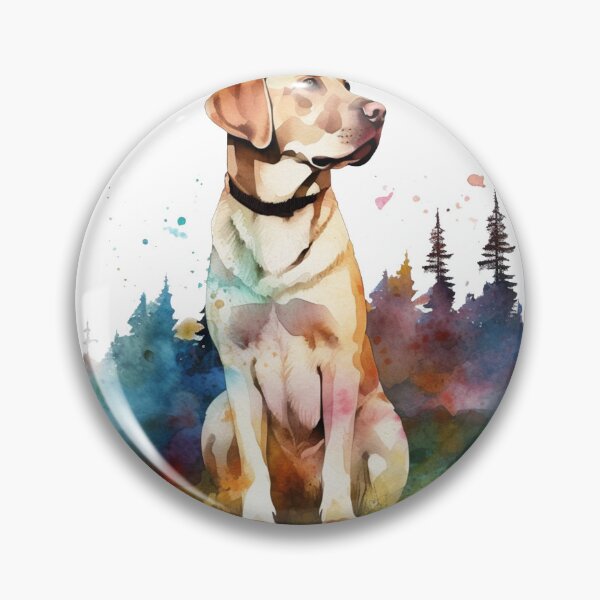 Item preview, Cute Labrador Retriever Artwork – Artistic Painting of a Loyal and Playful Pet designed and sold by DooodleGod.