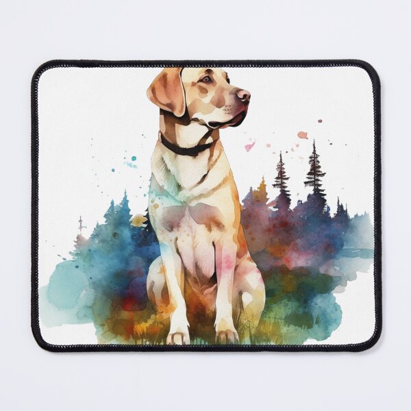 Item preview, cute Labrador Retriever artwork – artistic Painting of a Loyal And Playful Pet, great for Dog Lovers designed and sold by DooodleGod.