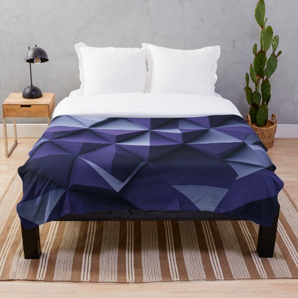 Item preview, Violet 3d geometric design designed and sold by UNICORNSPOD.