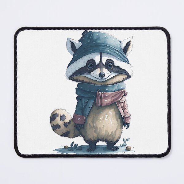 Item preview, Raccoon Watercolor Illustration designed and sold by FernLiz.