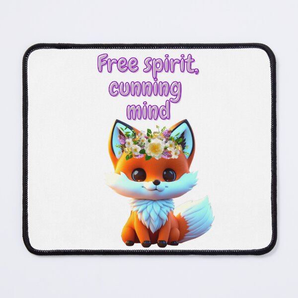 Item preview, Fox and flowers cute fox designed and sold by varodesign.
