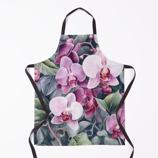 Item preview, In the forest Watercolor Orchid pattern designed and sold by DaisyMarroquin.
