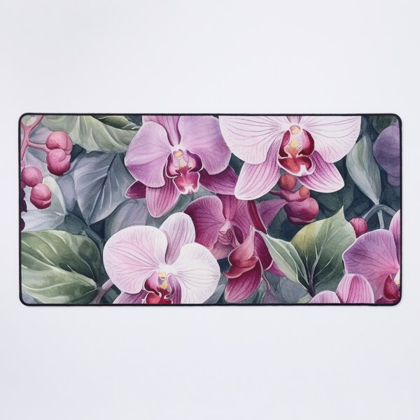 Item preview, In the forest Watercolor Orchid pattern designed and sold by DaisyMarroquin.