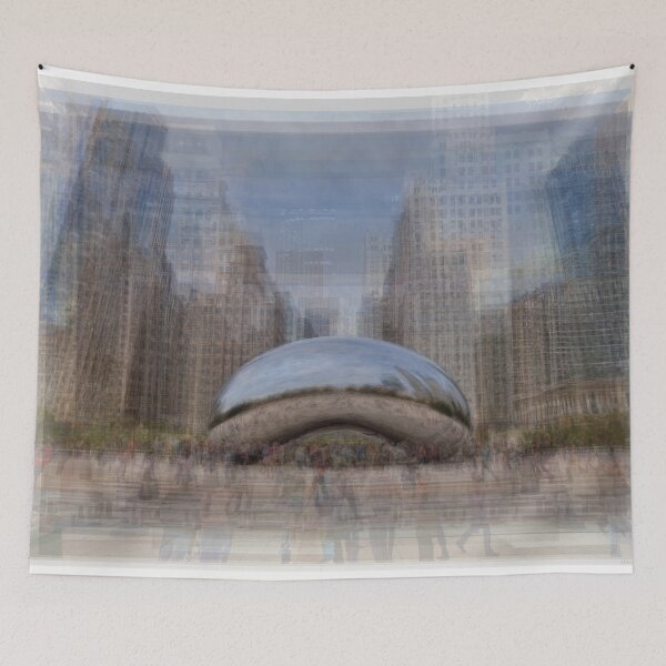 Item preview, Cloud Gate, Chicago Bean Overlay designed and sold by Steven Socha.