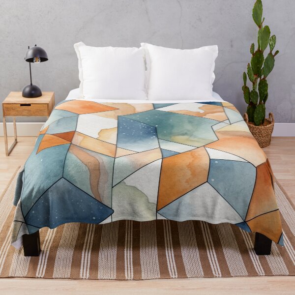 Item preview, Aesthetic Geometric watercolor pattern designed and sold by DaisyMarroquin.