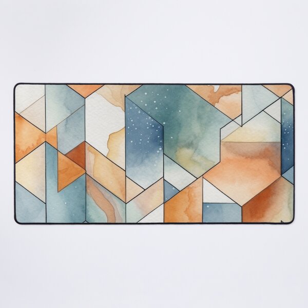 Item preview, Aesthetic Geometric watercolor pattern designed and sold by DaisyMarroquin.