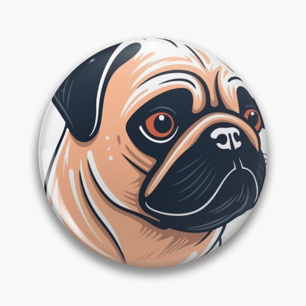 Item preview, PugLove Apparel: Minimalistic artwork for Loyal & Affectionate Pug Fans - Sweet, Simple &  Approved! designed and sold by DooodleGod.