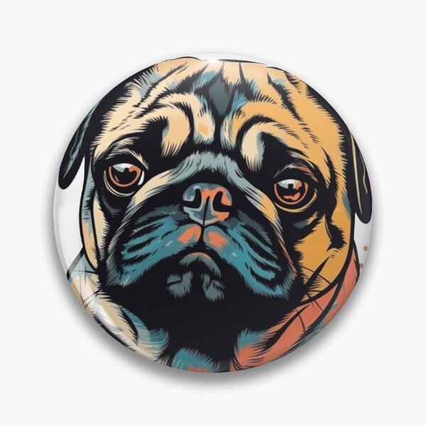 Item preview, PugAura Minimalist artwork: Chic & Unique Pug Lovers Pet File Summary designed and sold by DooodleGod.