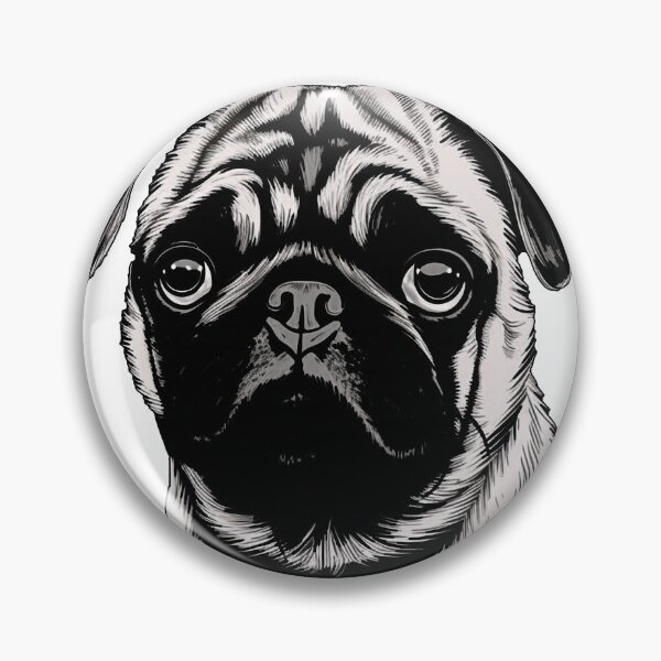 Item preview, Pet Companion: Minimalist Pug artwork by PugLove Co designed and sold by DooodleGod.