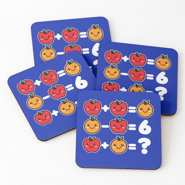 Item preview, Math Games Apples and Oranges Cute Kawaii Design designed and sold by DetourShirts.