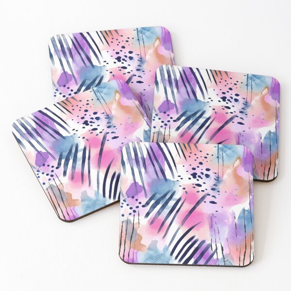 Item preview, Girly Boho Animal Watercolor Print pattern designed and sold by DaisyMarroquin.