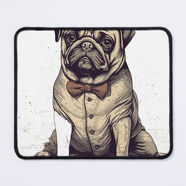 Item preview, Brachy-licious Vintage Pug Class designed and sold by DooodleGod.