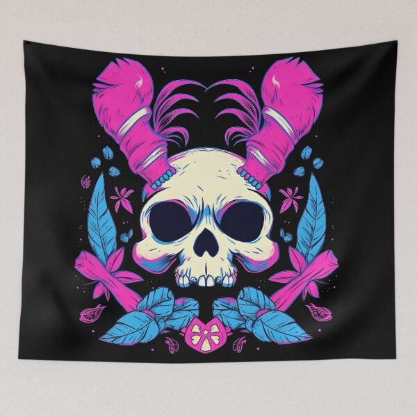 Item preview, Deth Metal Bunny Rabbit, Rabbit Skull designed and sold by TheeDigitalDen.