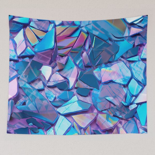 Item preview, Metallic holographic shards 3D style, hologram designed and sold by Nosy is Everything.