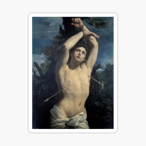 Vista previa del artículo con la obra «San Sebastián de Guido Reni», diseñado y vendido por softbluehum.