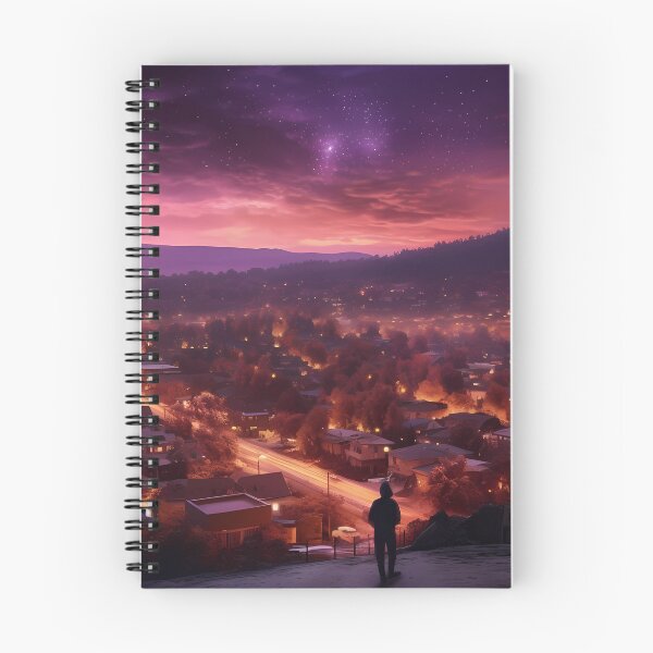 Item preview, Nightfall Reflections: Awe-Inspiring Townscape designed and sold by Stickityboo.