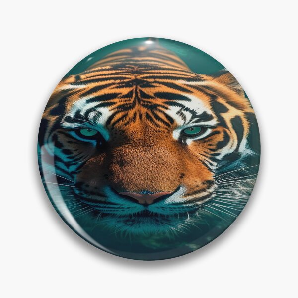 Item preview, Jaguar,tigre nadando,envolto de verde Predador,Gracioso,Poderoso designed and sold by afpnegocios.