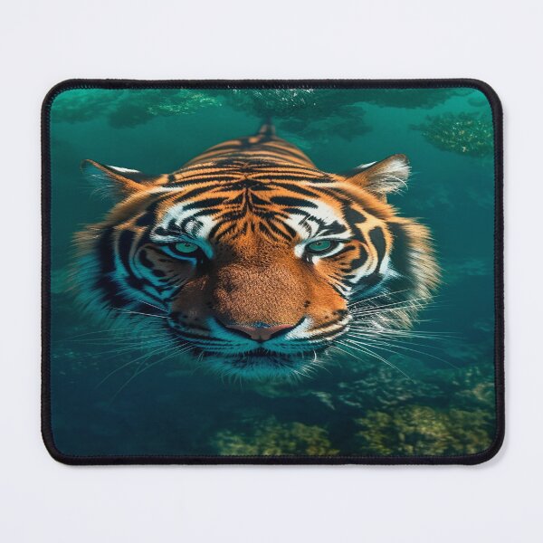Item preview, Jaguar,tigre nadando,envolto de verde Predador,Gracioso,Poderoso designed and sold by afpnegocios.