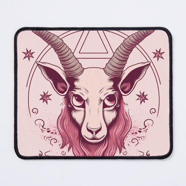 Item preview, Pink Craft Cult Unimpressed Baphomet designed and sold by culturestash.