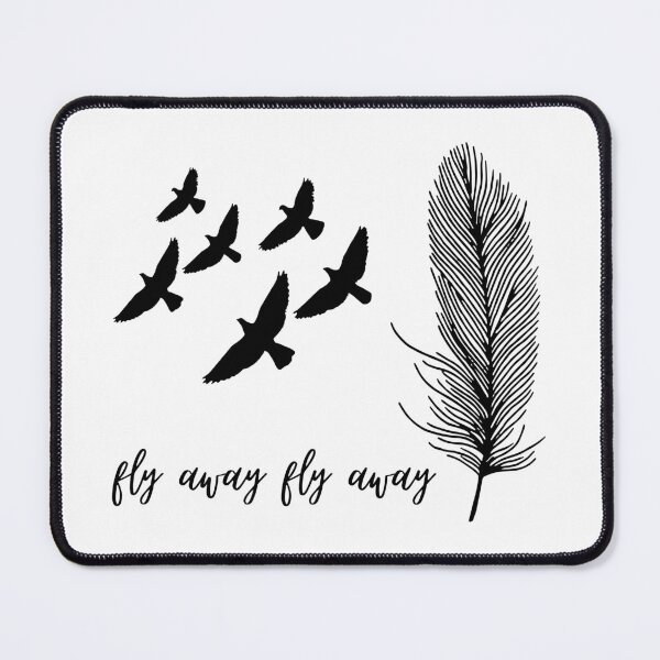 Item preview, Fly Away Fly Away Feather designed and sold by indepthdesigns.