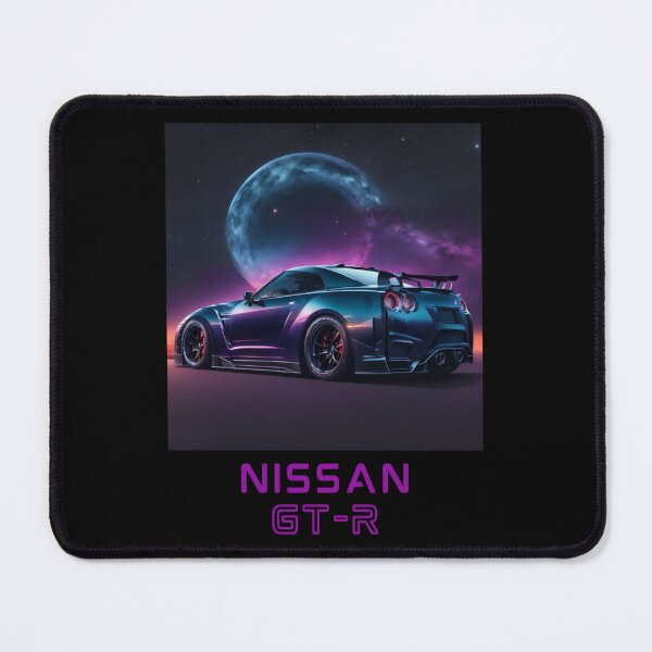 Item preview, "The Lunar Luster: A Mesmerizing Nighttime Journey with Nissan GTR" designed and sold by Innovative-sale.