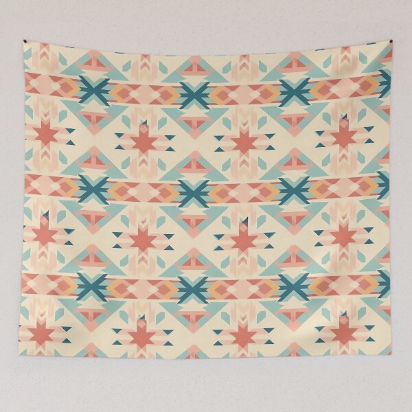 Item preview, Vintage Geometric Nostalgia - Retro Cottagecore Pattern designed and sold by mp0914.