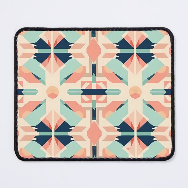 Item preview, Geometric Symphony Serenity - Idyllic Cottagecore Pattern designed and sold by mp0914.