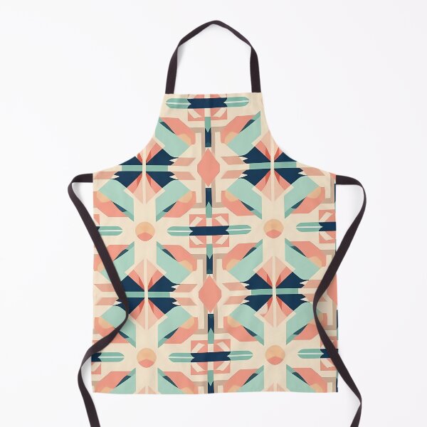 Item preview, Geometric Symphony Serenity - Idyllic Cottagecore Pattern designed and sold by mp0914.