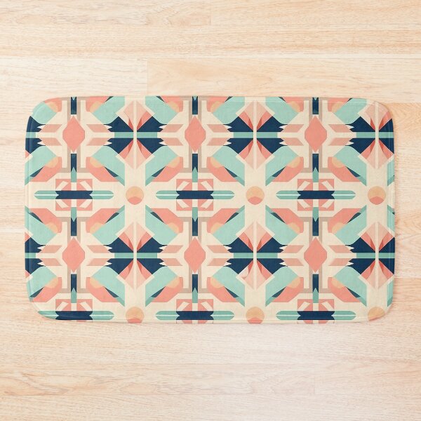Item preview, Geometric Symphony Serenity - Idyllic Cottagecore Pattern designed and sold by mp0914.