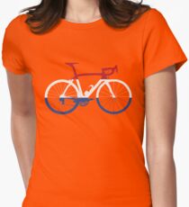 Bike Flag Netherlands (Big) Women's Fitted T-Shirt