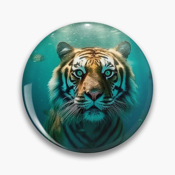 Item preview, Jaguar,tigre animal nadando,envolto de verde designed and sold by afpnegocios.